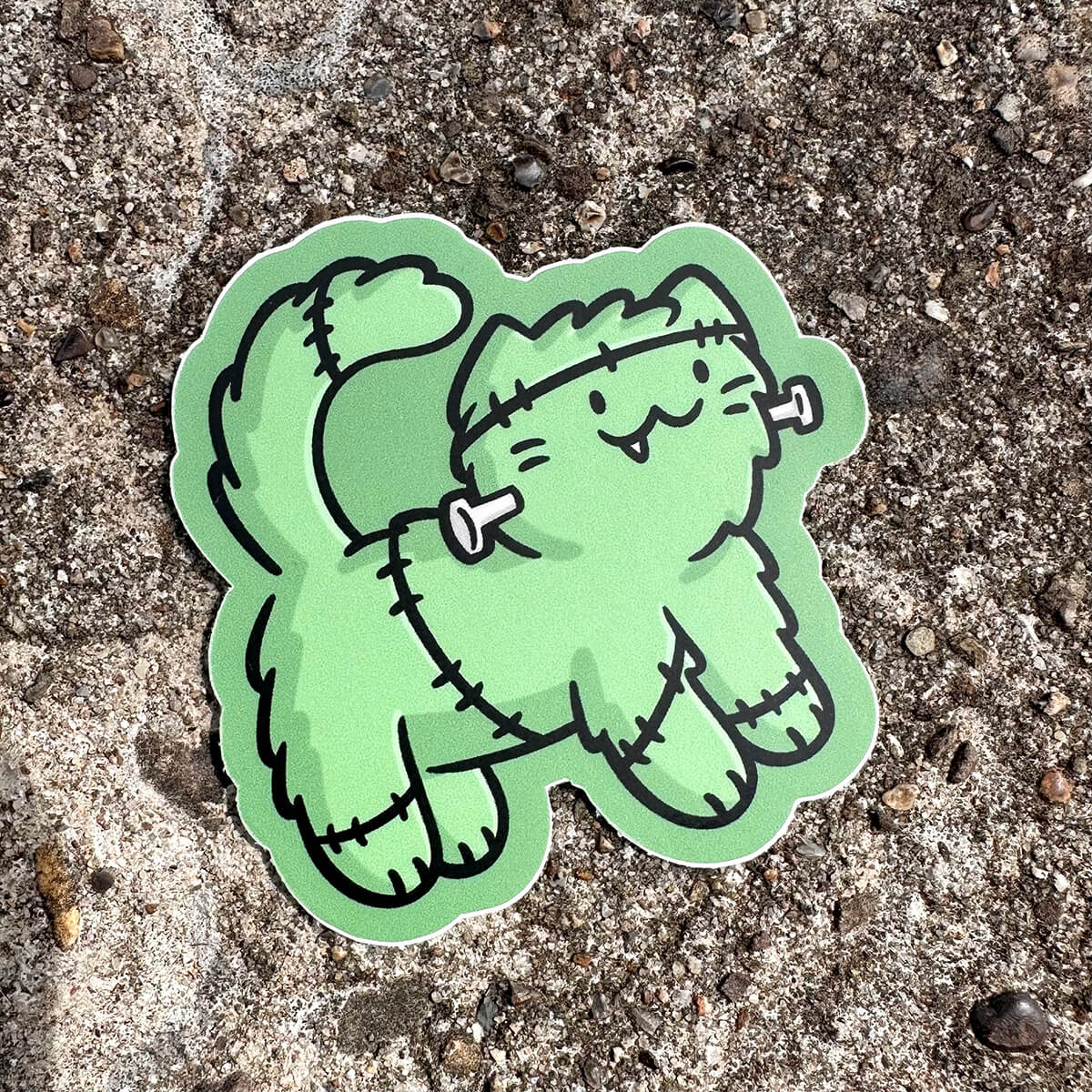 Monster Cat Sticker