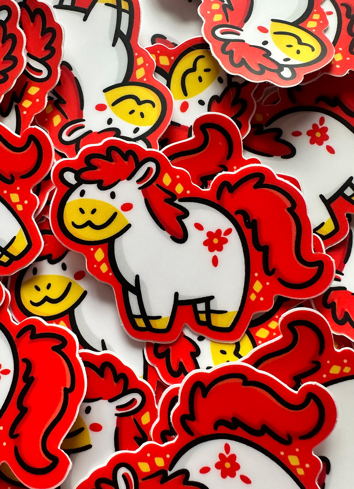 Horse Zodiac Mini Sticker