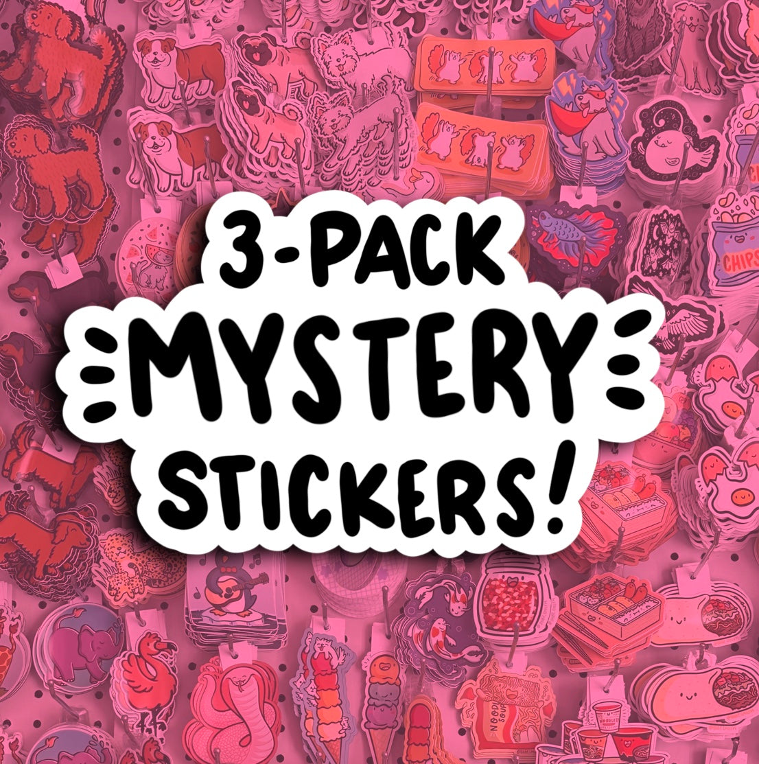 Mystery STICKER 3-Pack!