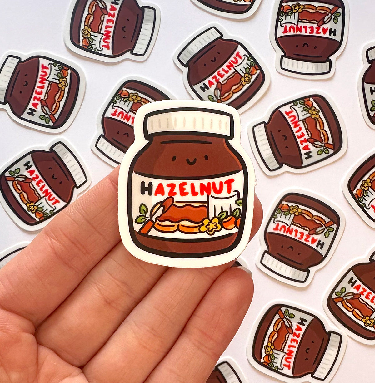 Hazelnut Spread Mini Sticker