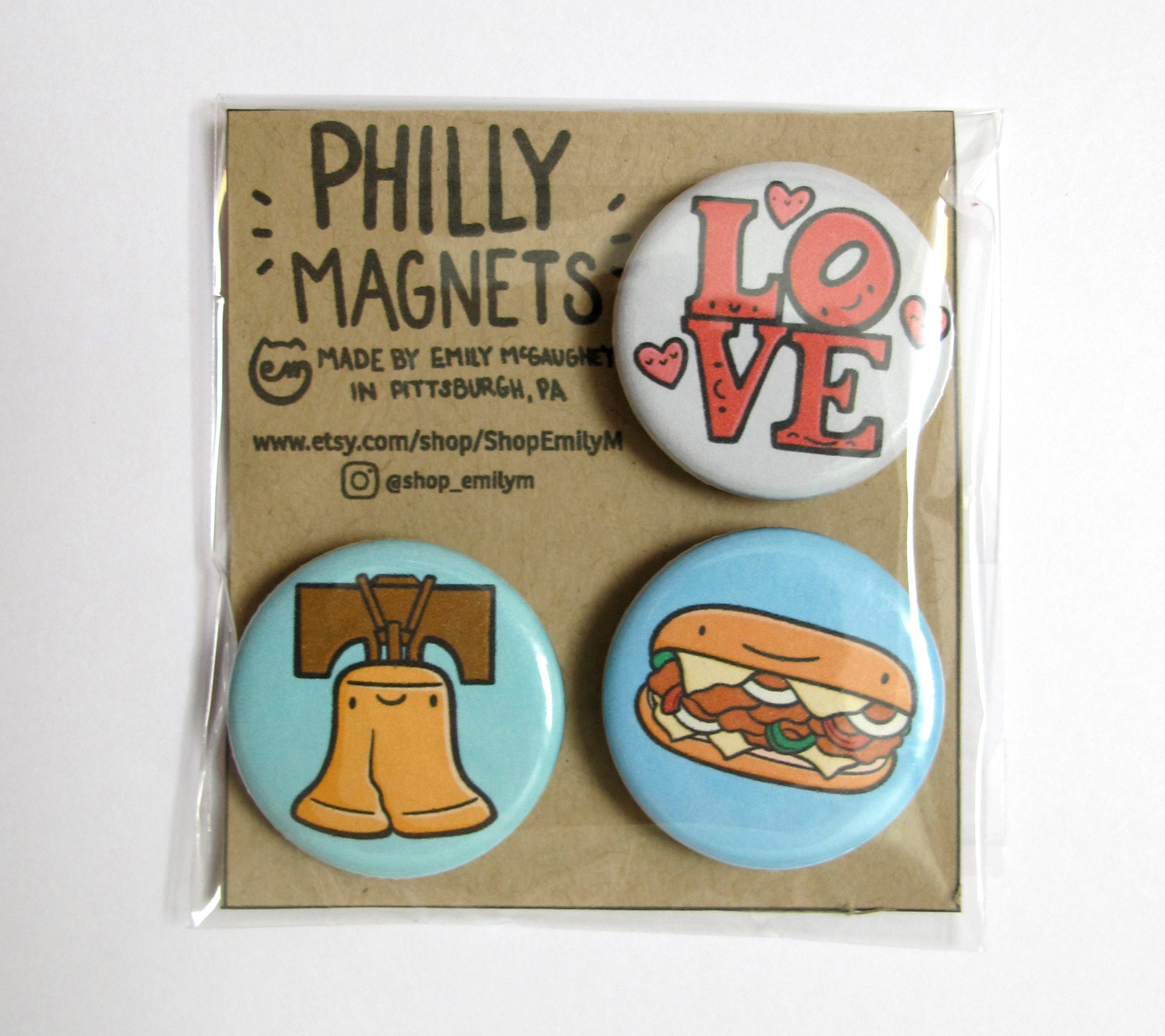 Bulk Philly Magnets for Vee and Caleb