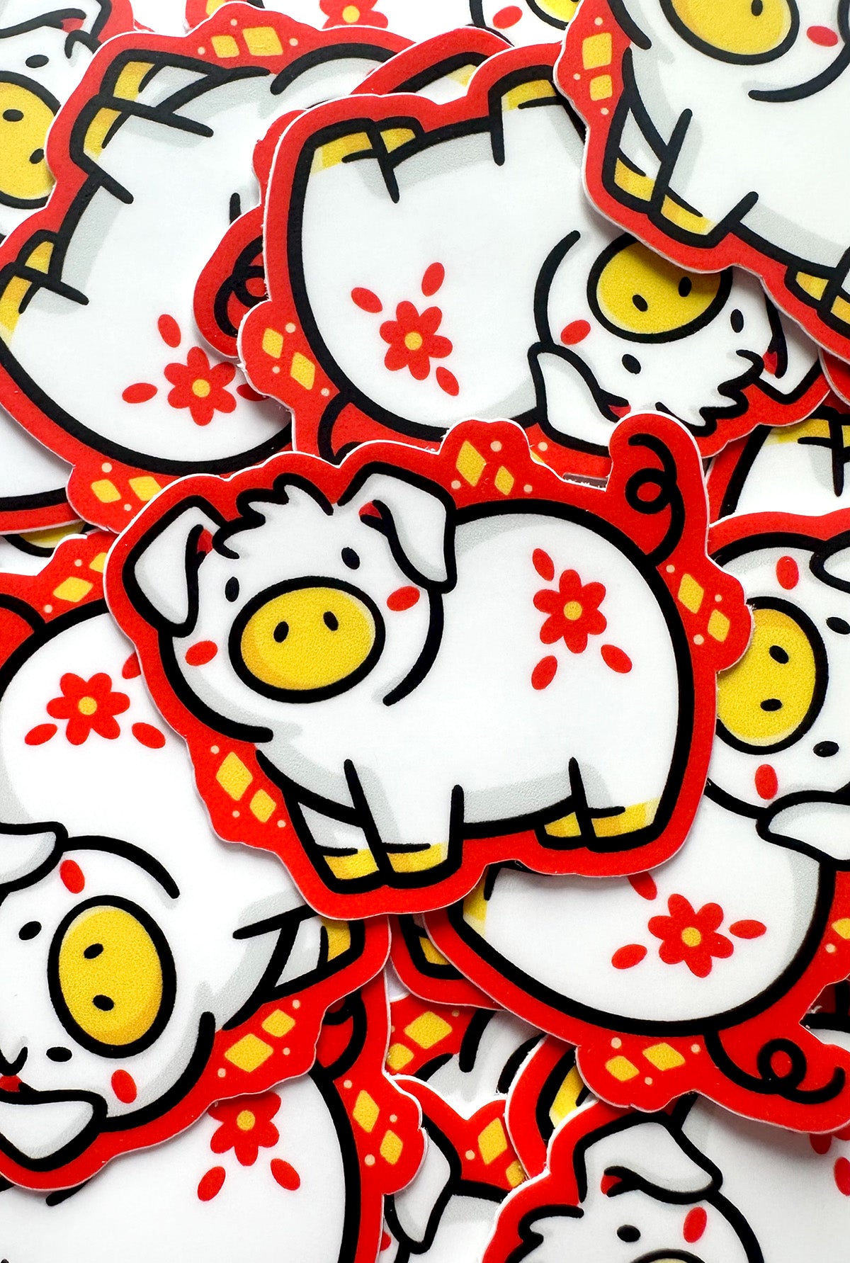Pig Zodiac Mini Sticker