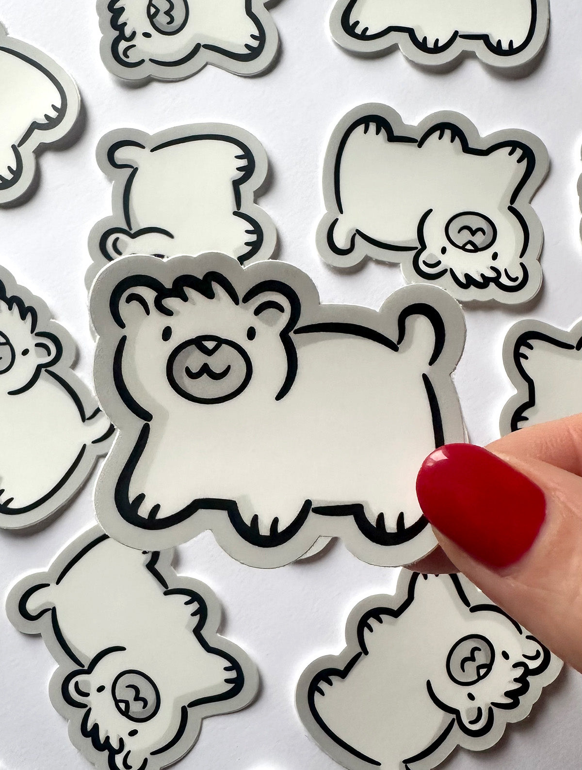 Polar Bear Mini Sticker