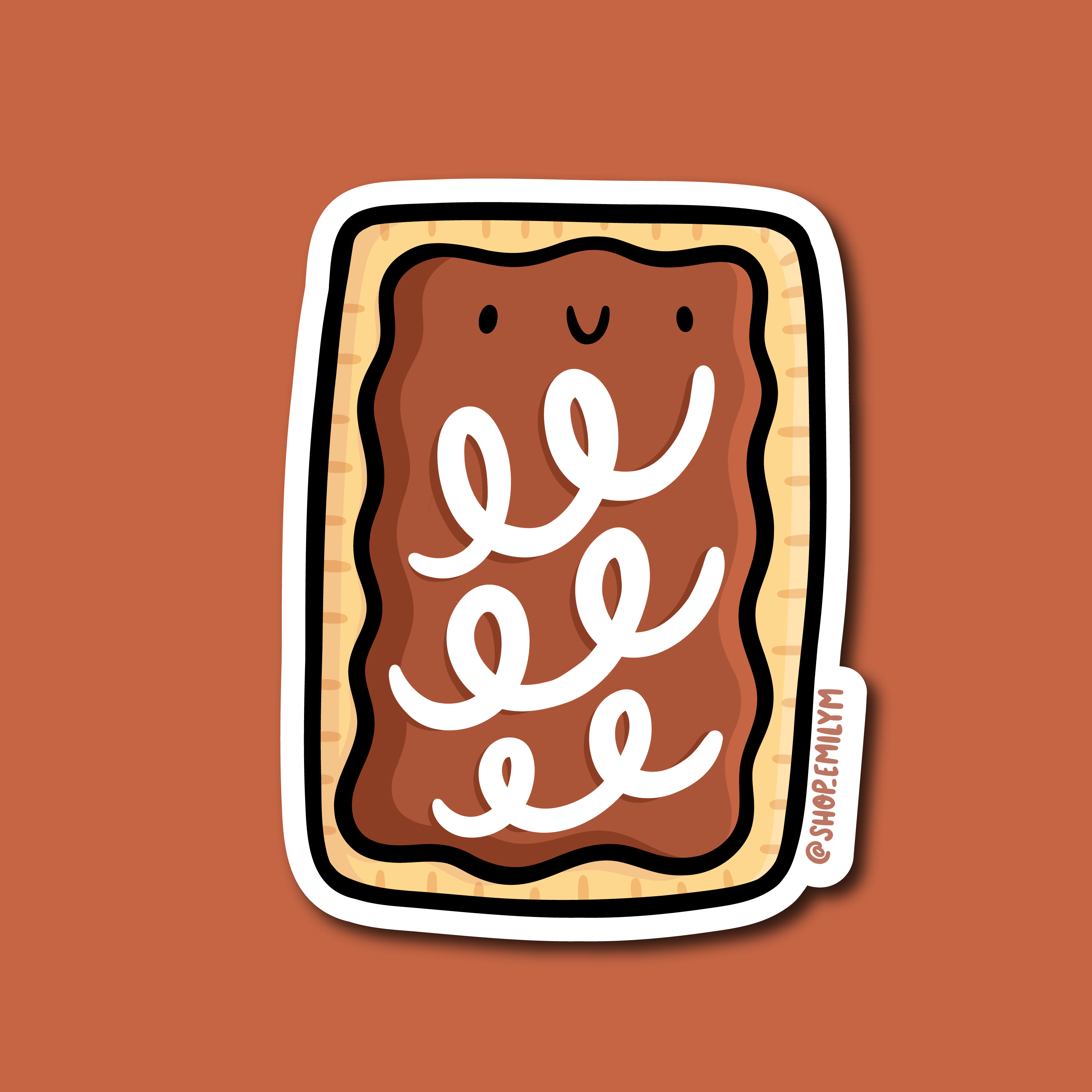 Toaster Pastry Sticker (Cookie Dough)