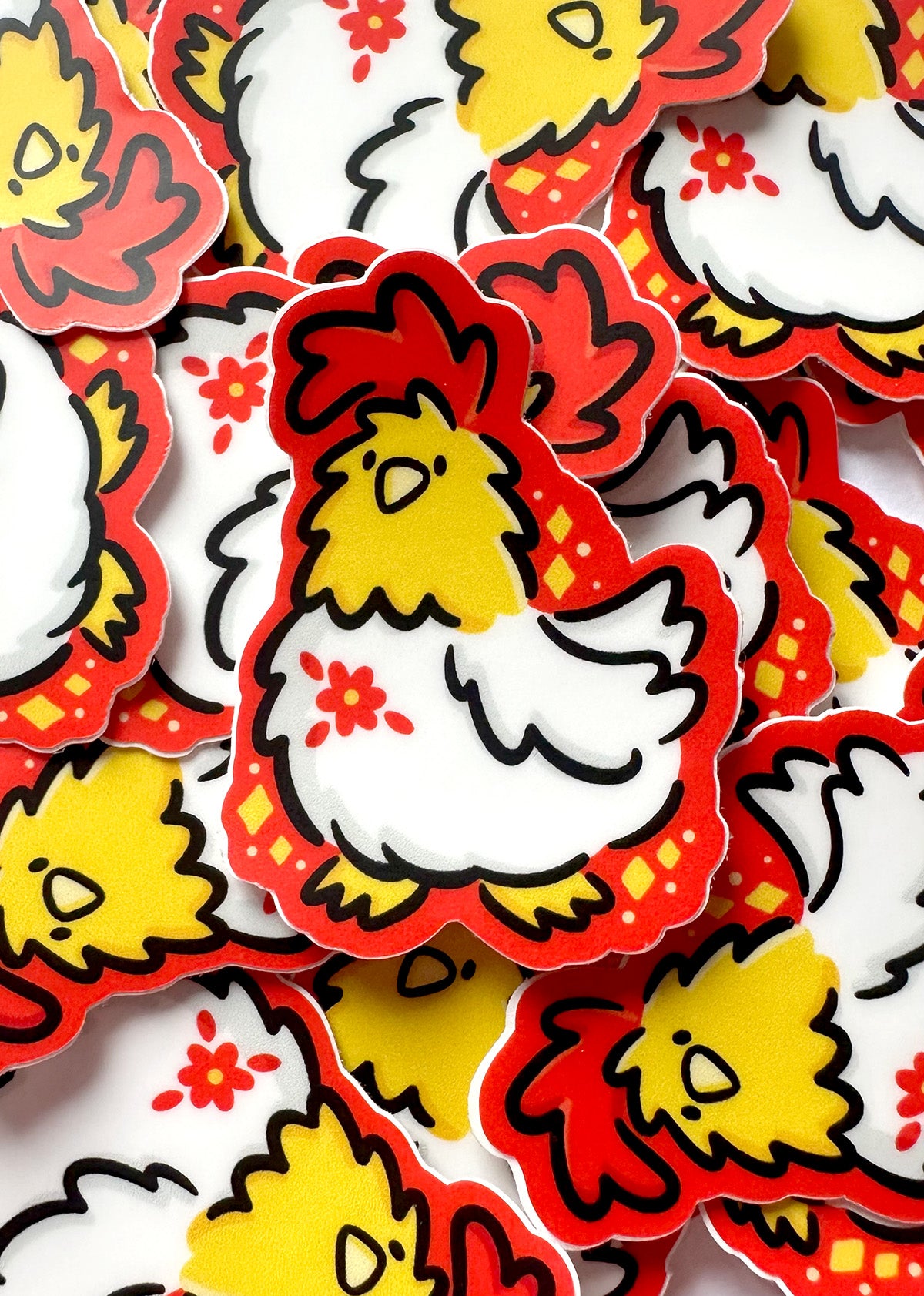 Rooster Zodiac Mini Sticker