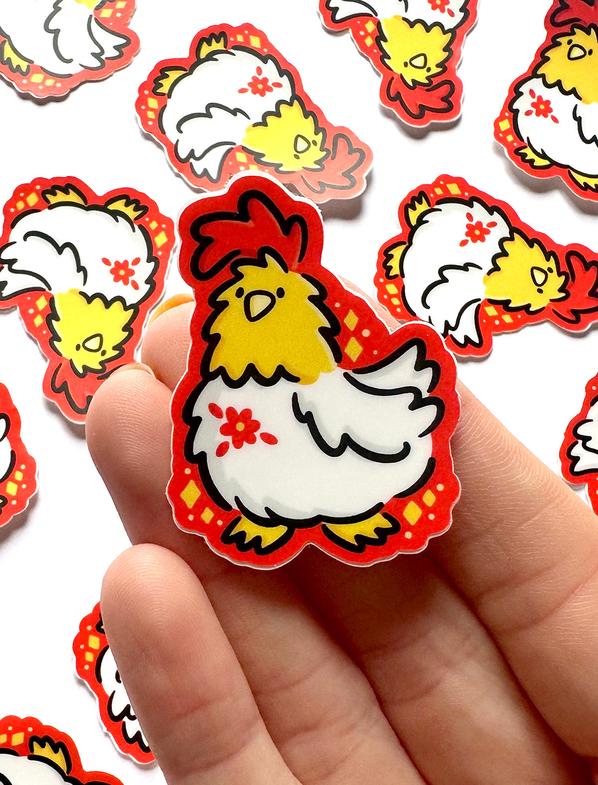 Rooster Zodiac Mini Sticker