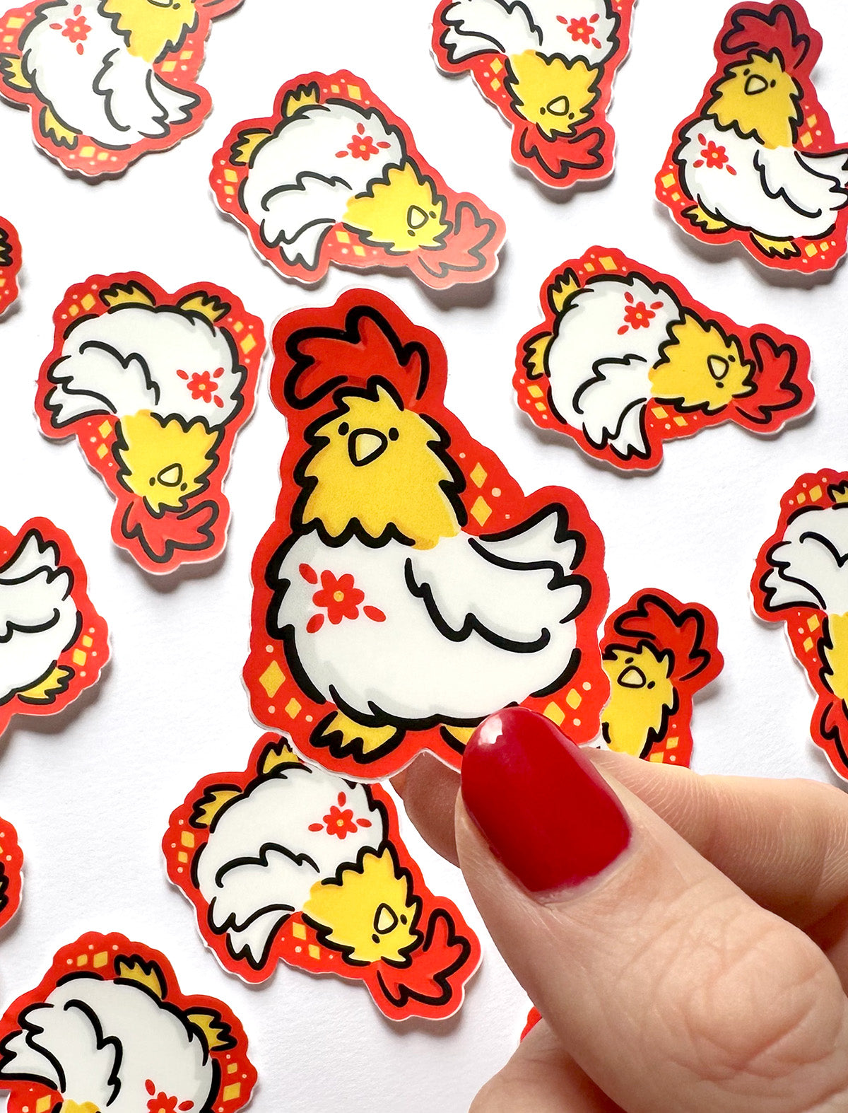 Rooster Zodiac Mini Sticker