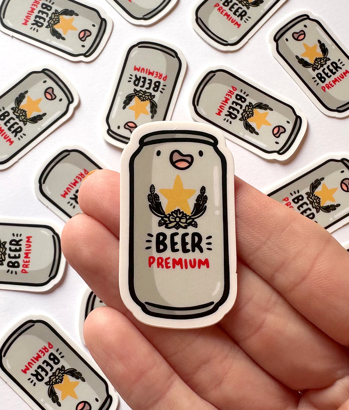 Japanese Beer Mini Sticker