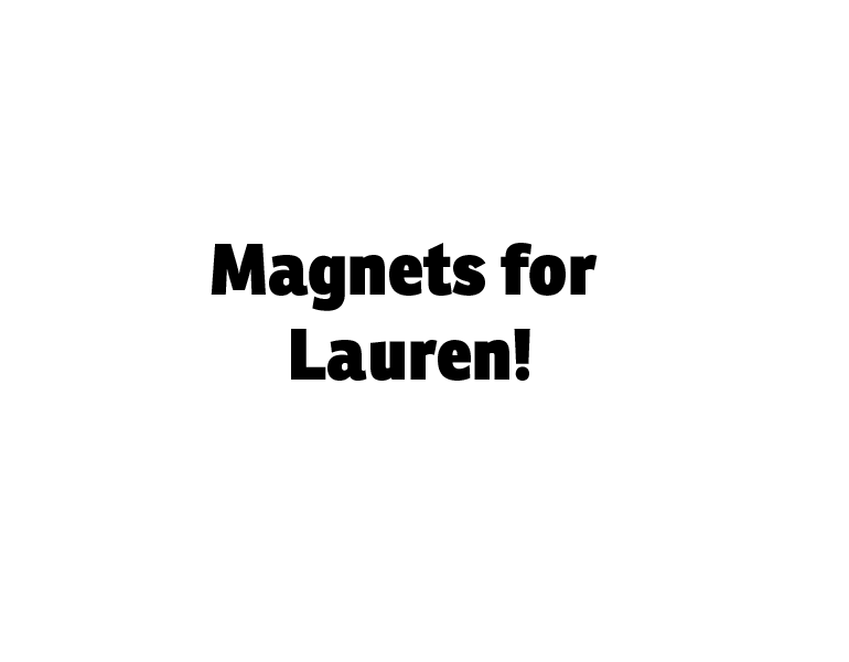 Custom Pet Portrait - Extra Magnets for Lauren!
