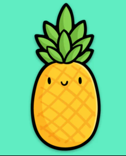 Pineapple Keychain (Pre-Order)