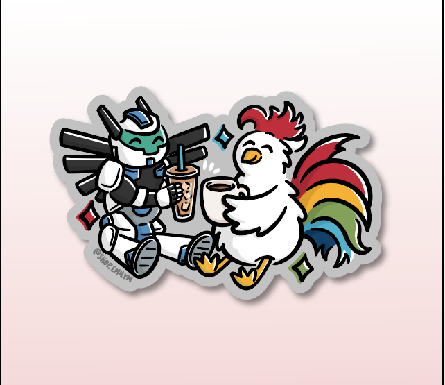Tekko x DeFer Coffee Stickers