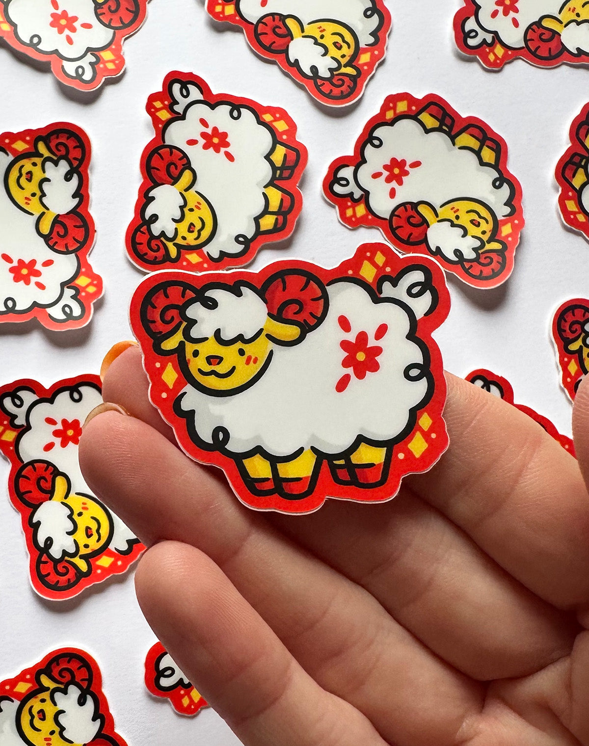 Sheep Zodiac Mini Sticker