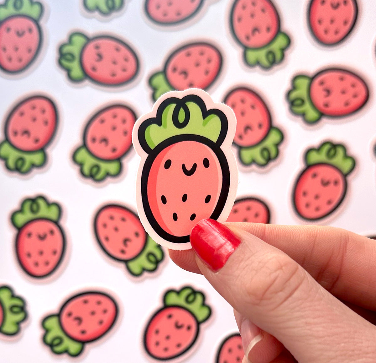 Strawberry Mini Sticker