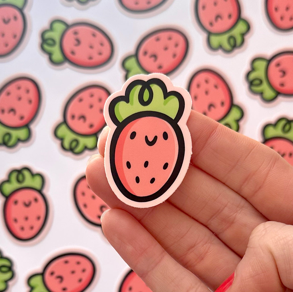 Strawberry Mini Sticker