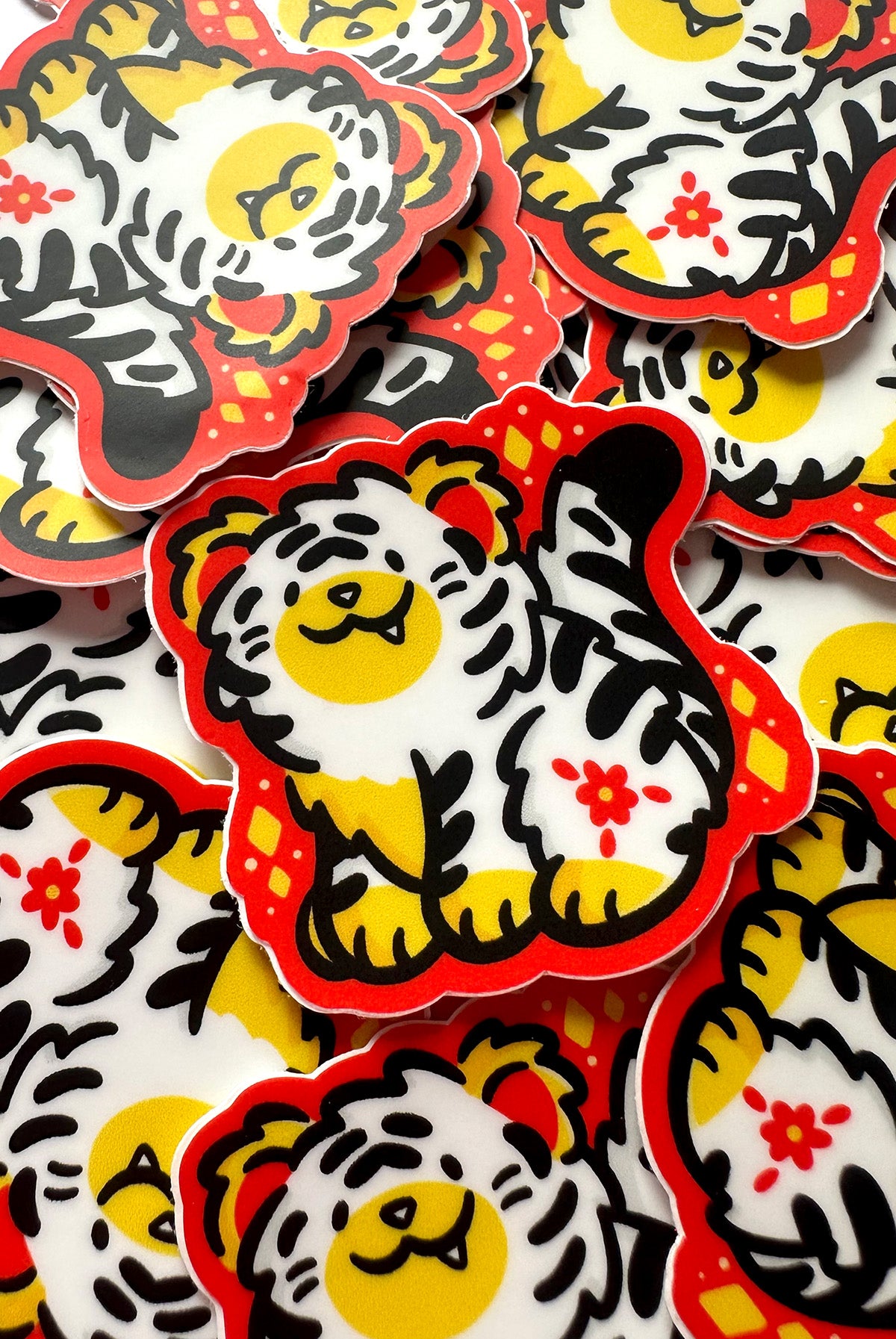 Tiger Zodiac Mini Sticker