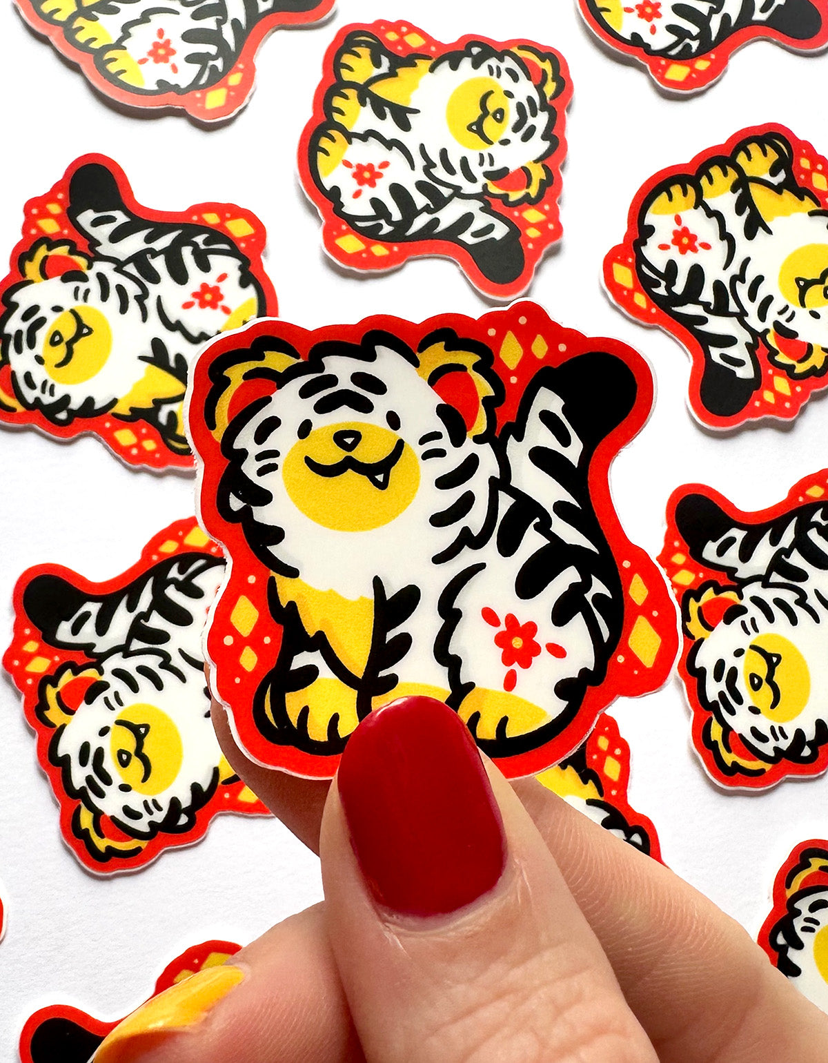 Tiger Zodiac Mini Sticker