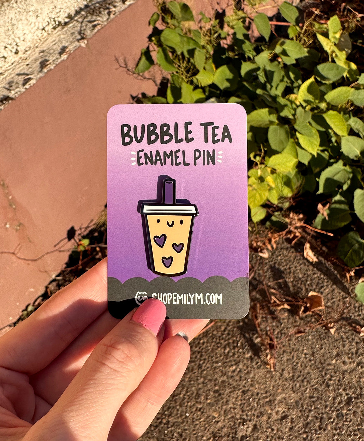 Bubble Tea Enamel Pin