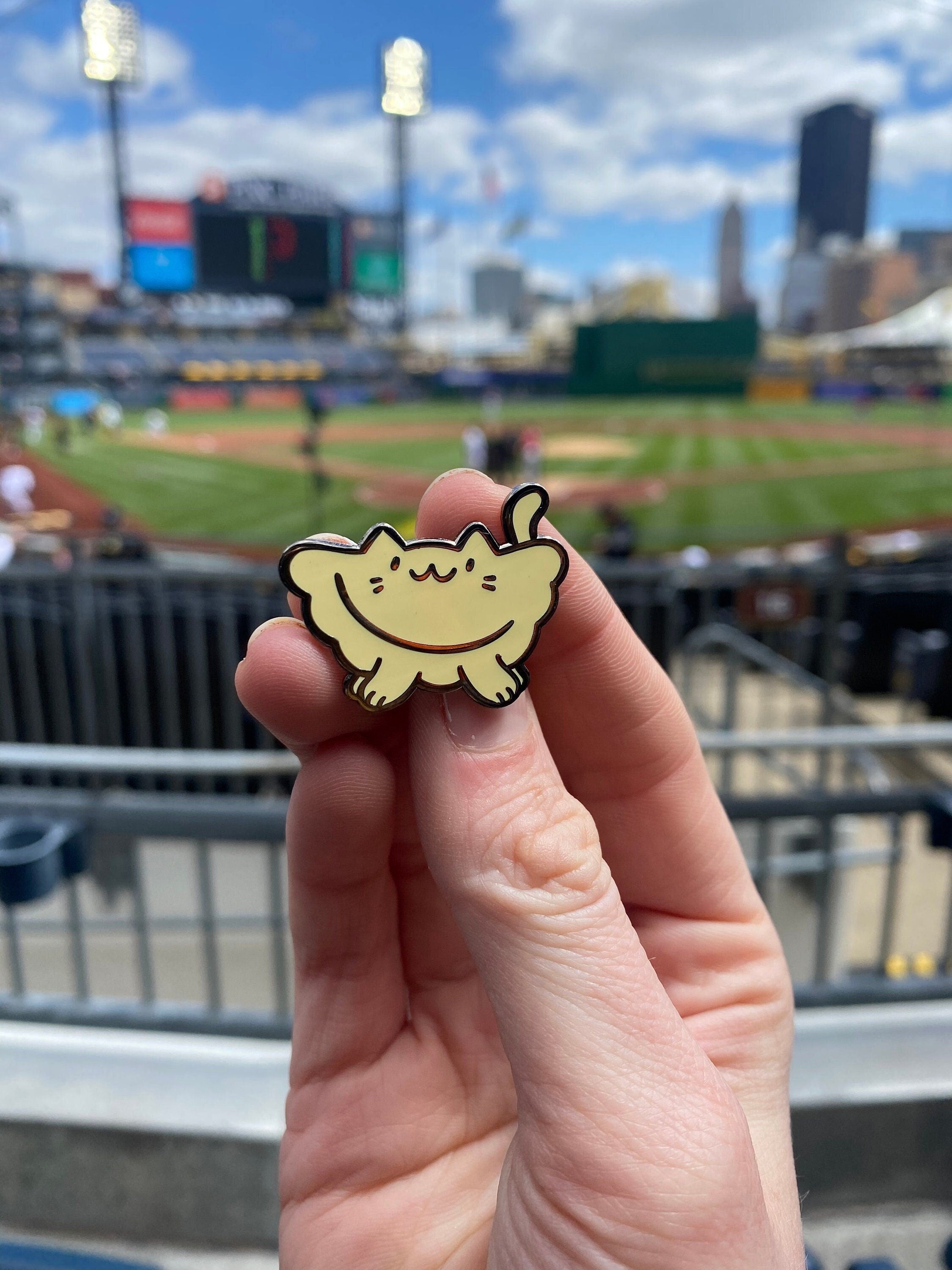 Pierogi Cat Enamel Pin