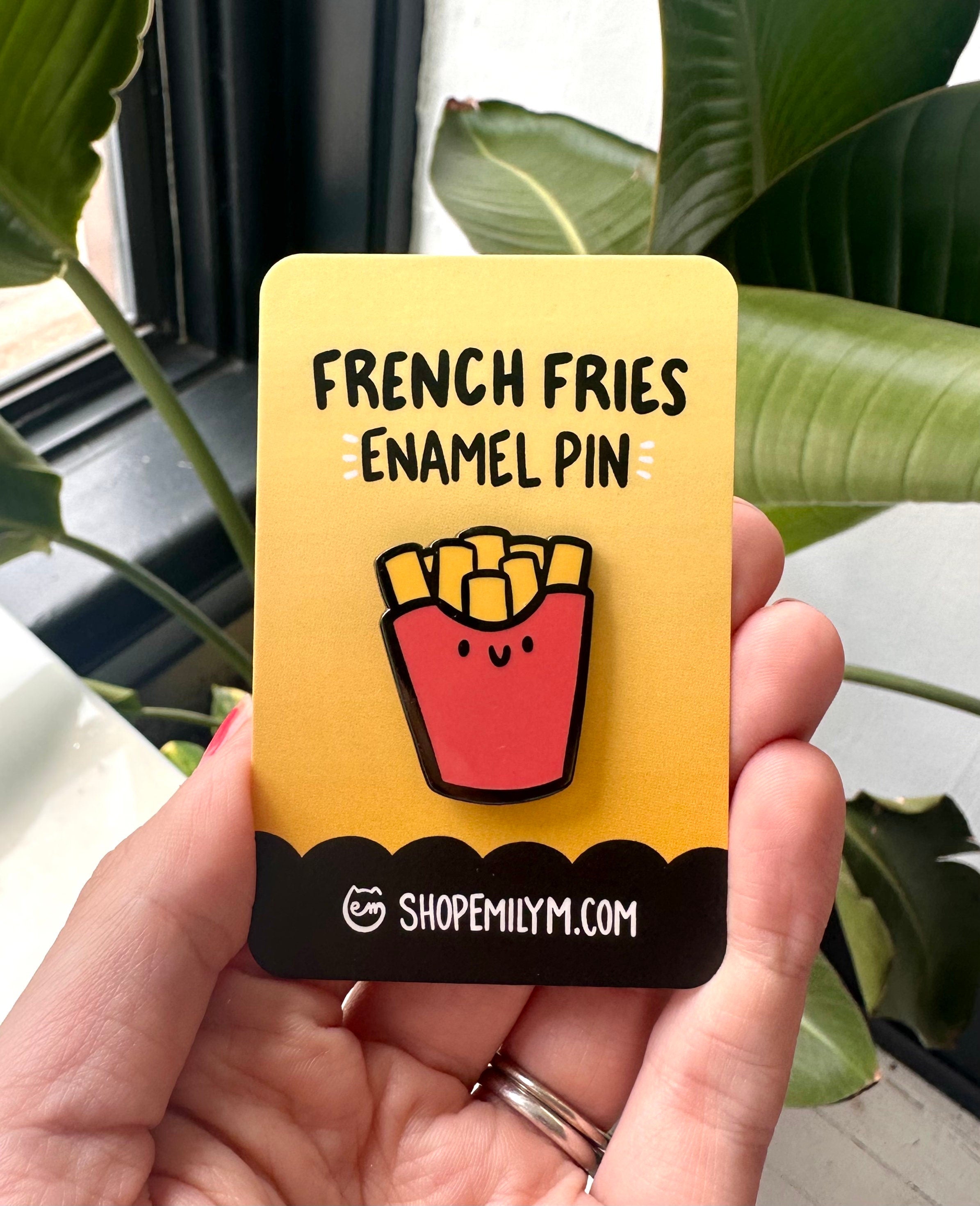 French Fries Enamel Pin