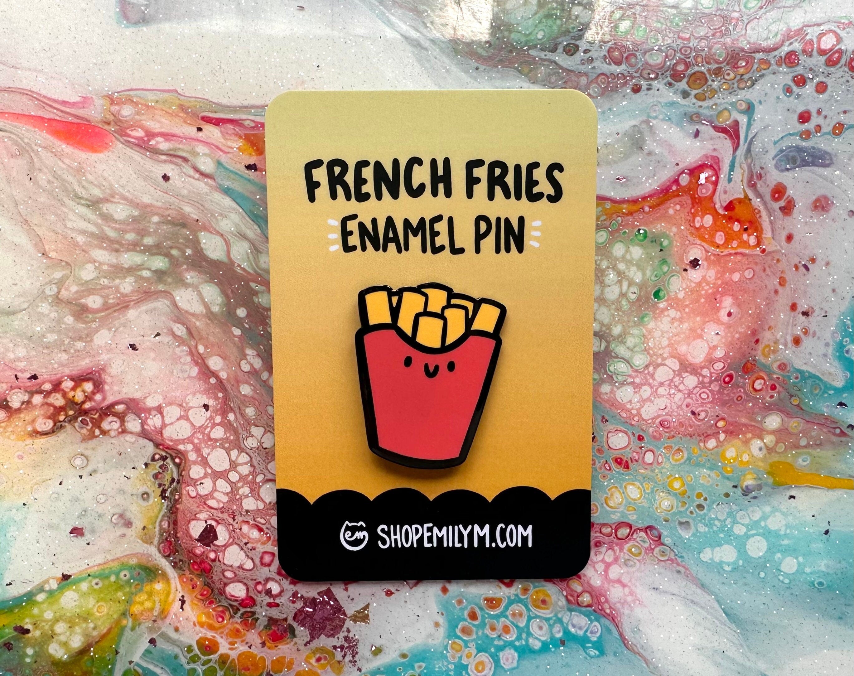 French Fries Enamel Pin