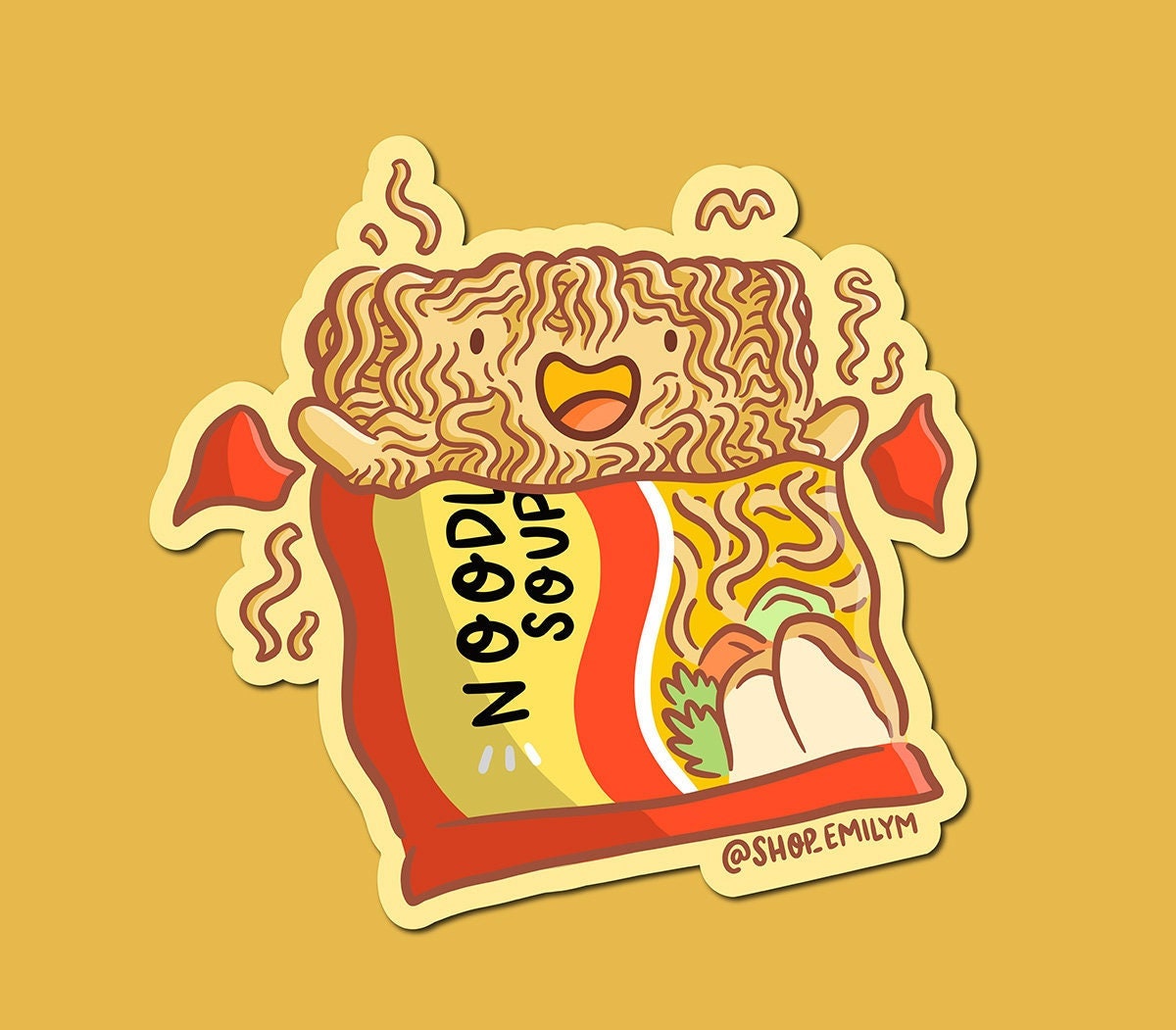 Instant Ramen Sticker