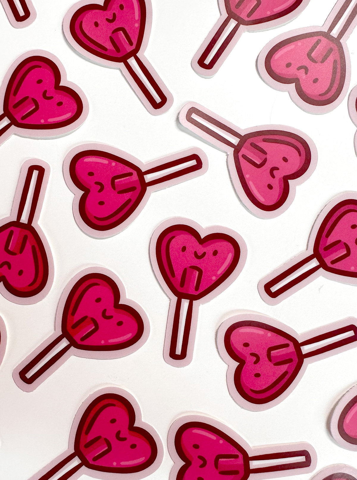 Heart Lollipop Mini Sticker