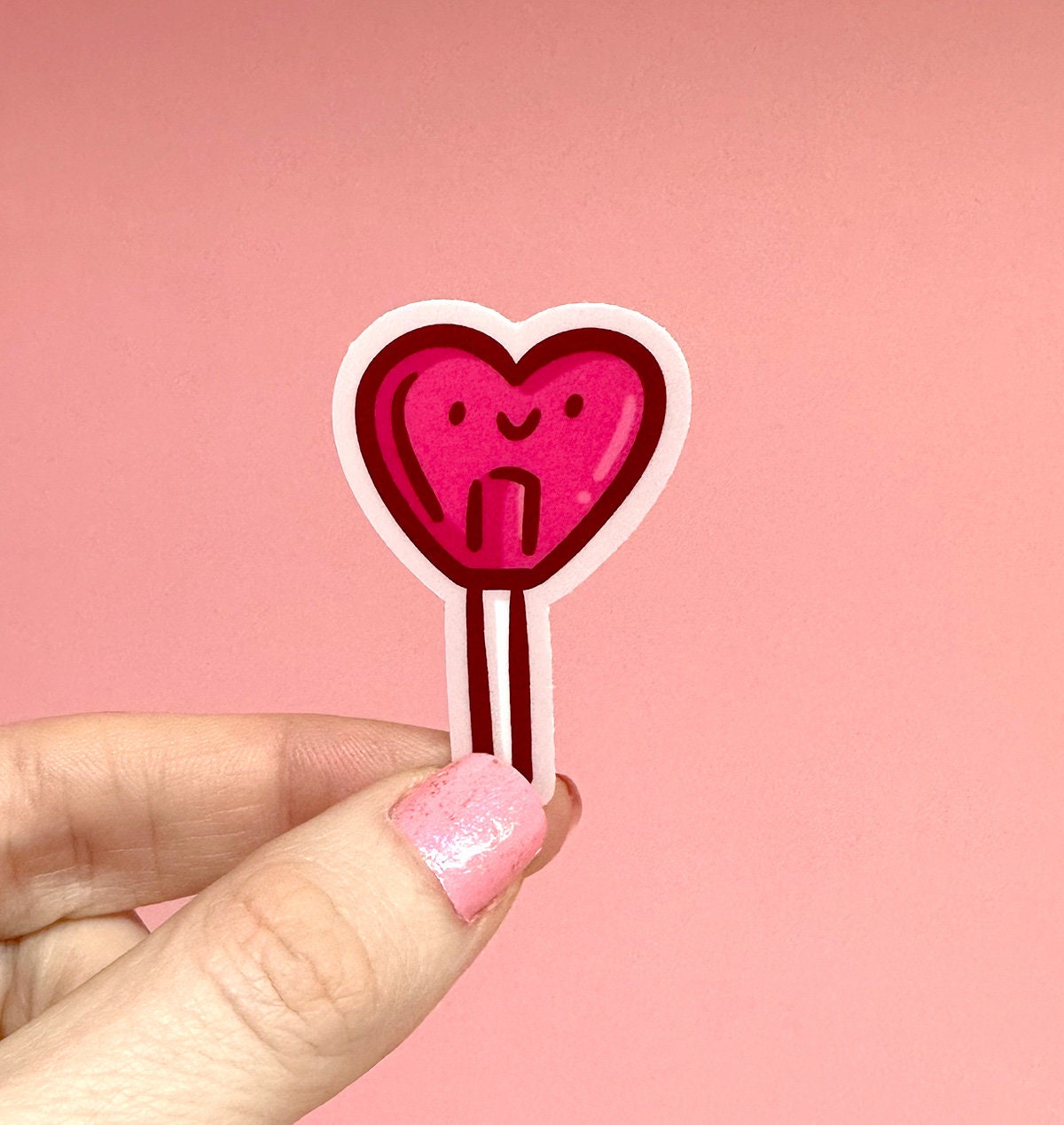 Heart Lollipop Mini Sticker