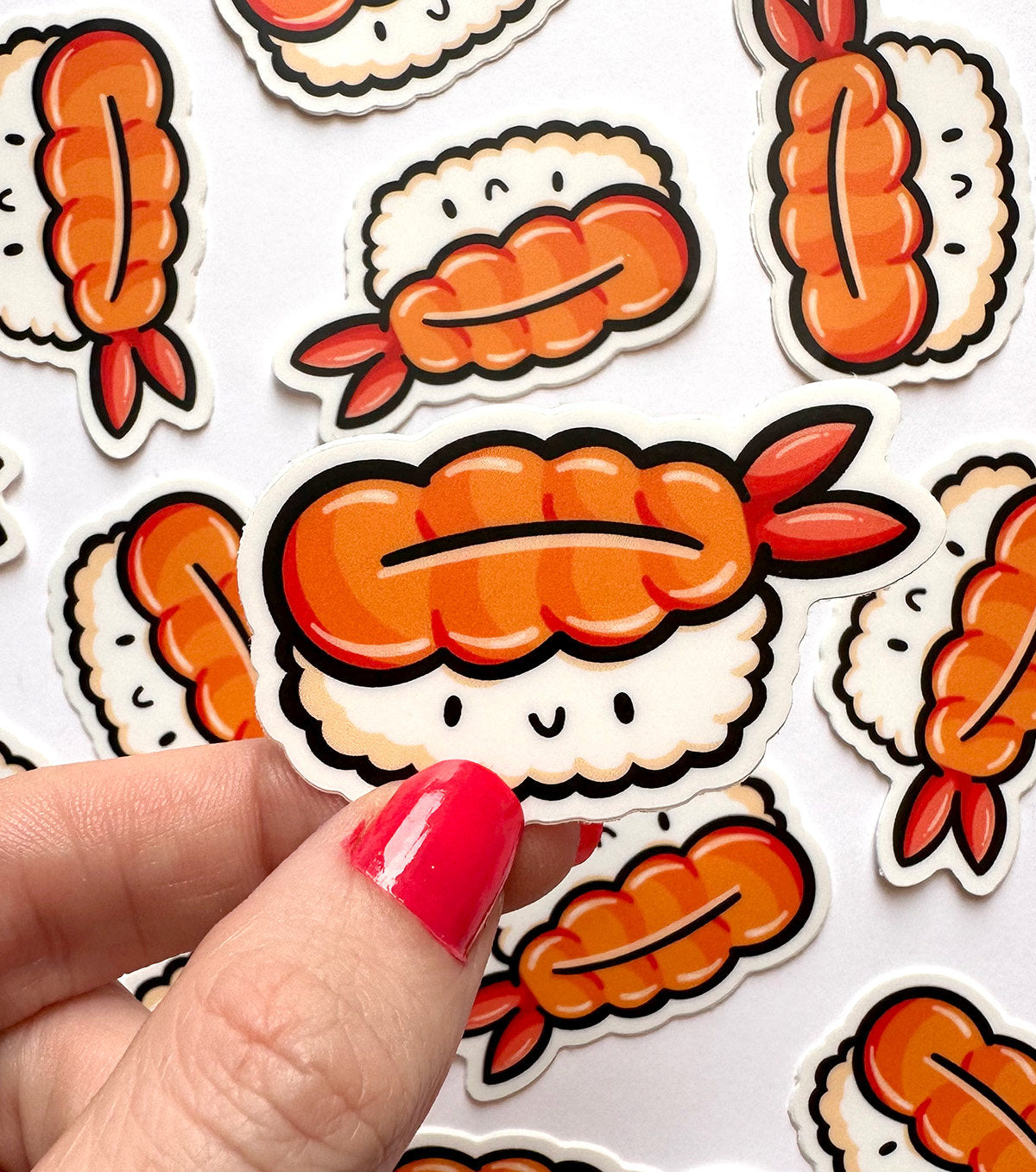 Shrimp Sushi Mini Sticker