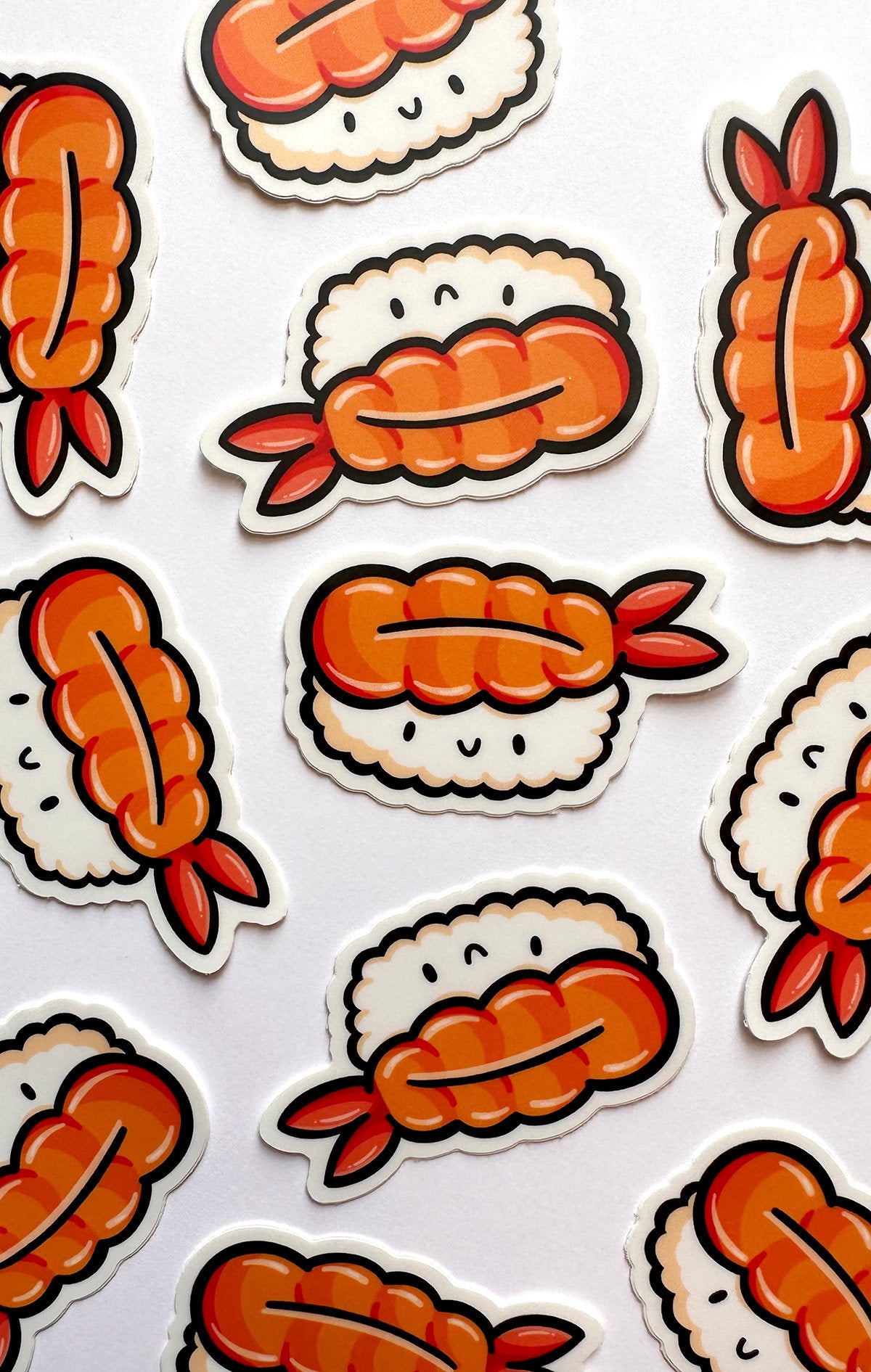 Shrimp Sushi Mini Sticker