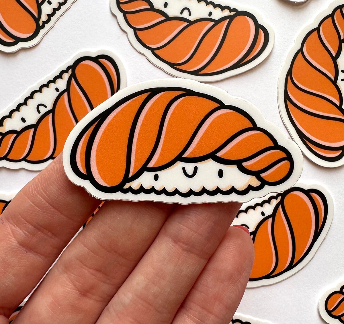 Salmon Sushi Mini Sticker