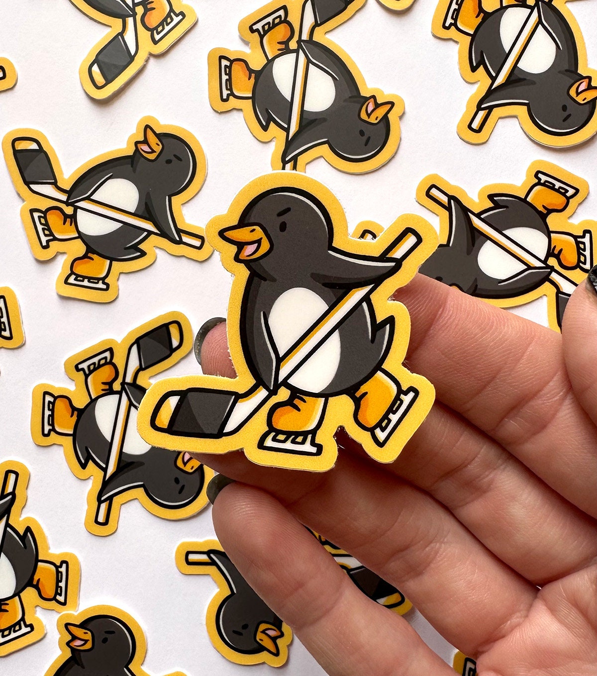 Pittsburgh Hockey Penguin Mini Sticker