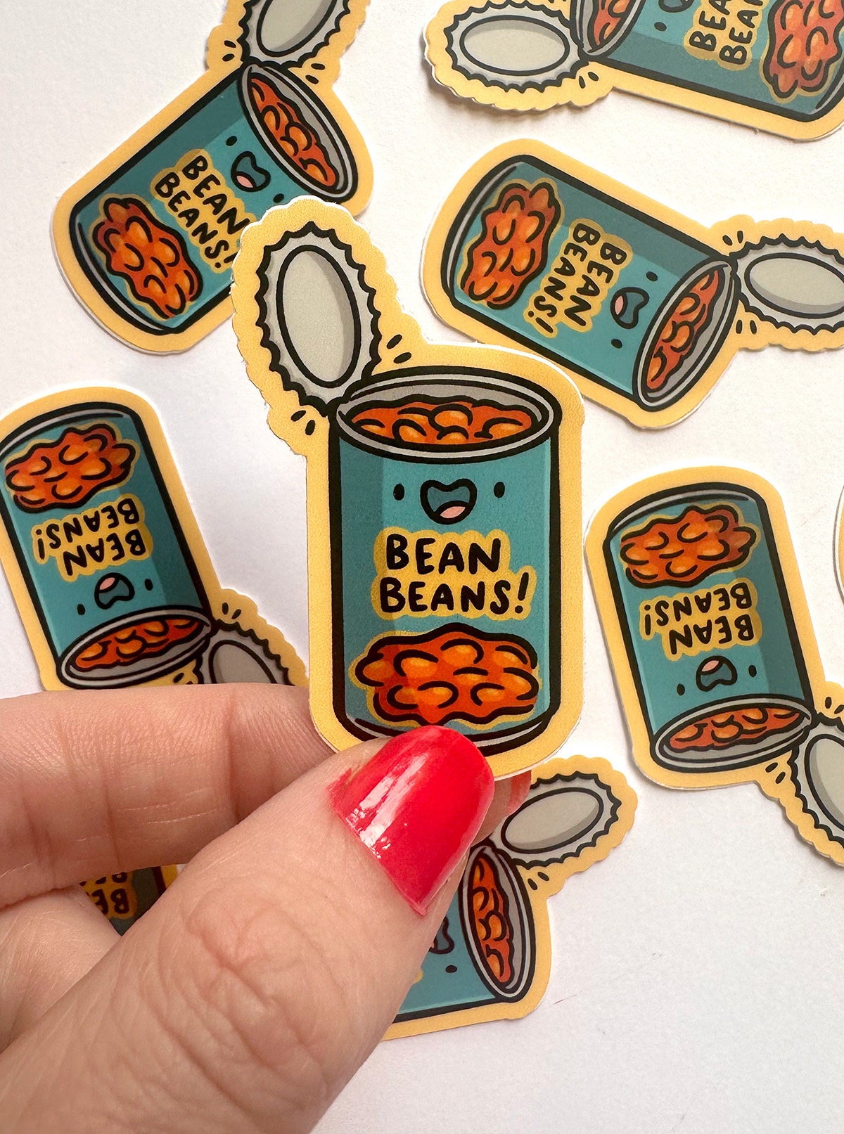 Can of Beans Mini Sticker