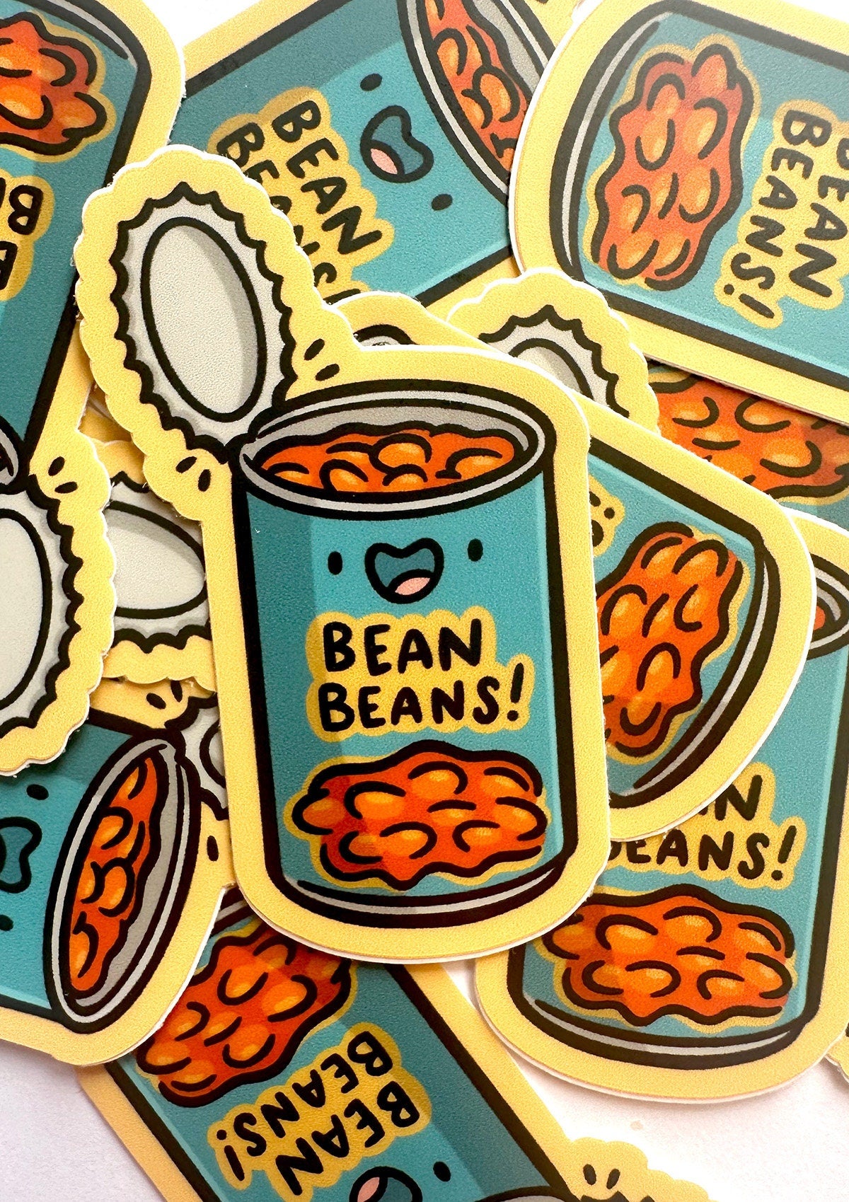 Can of Beans Mini Sticker