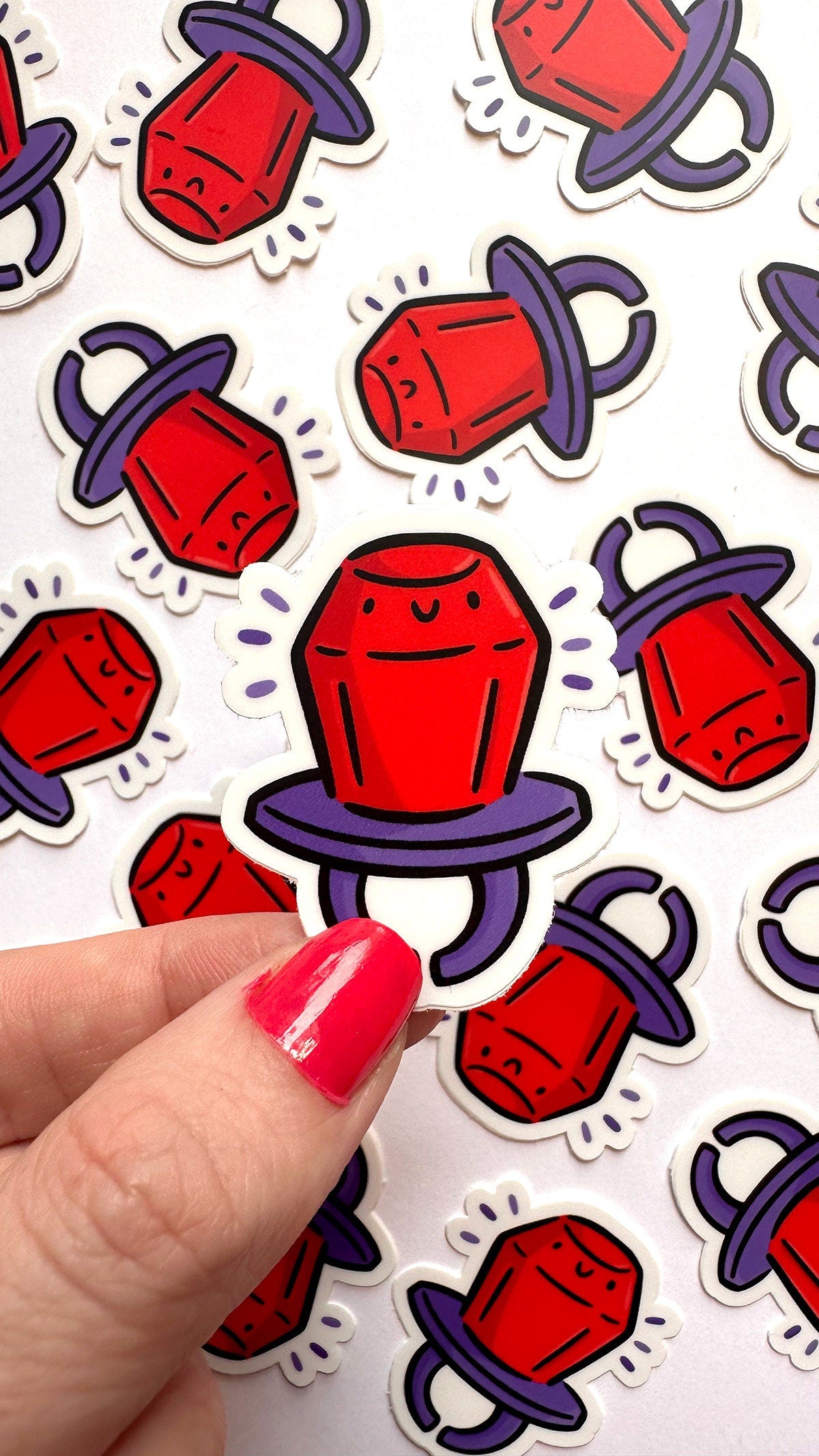 Ring Lollipop Mini Sticker