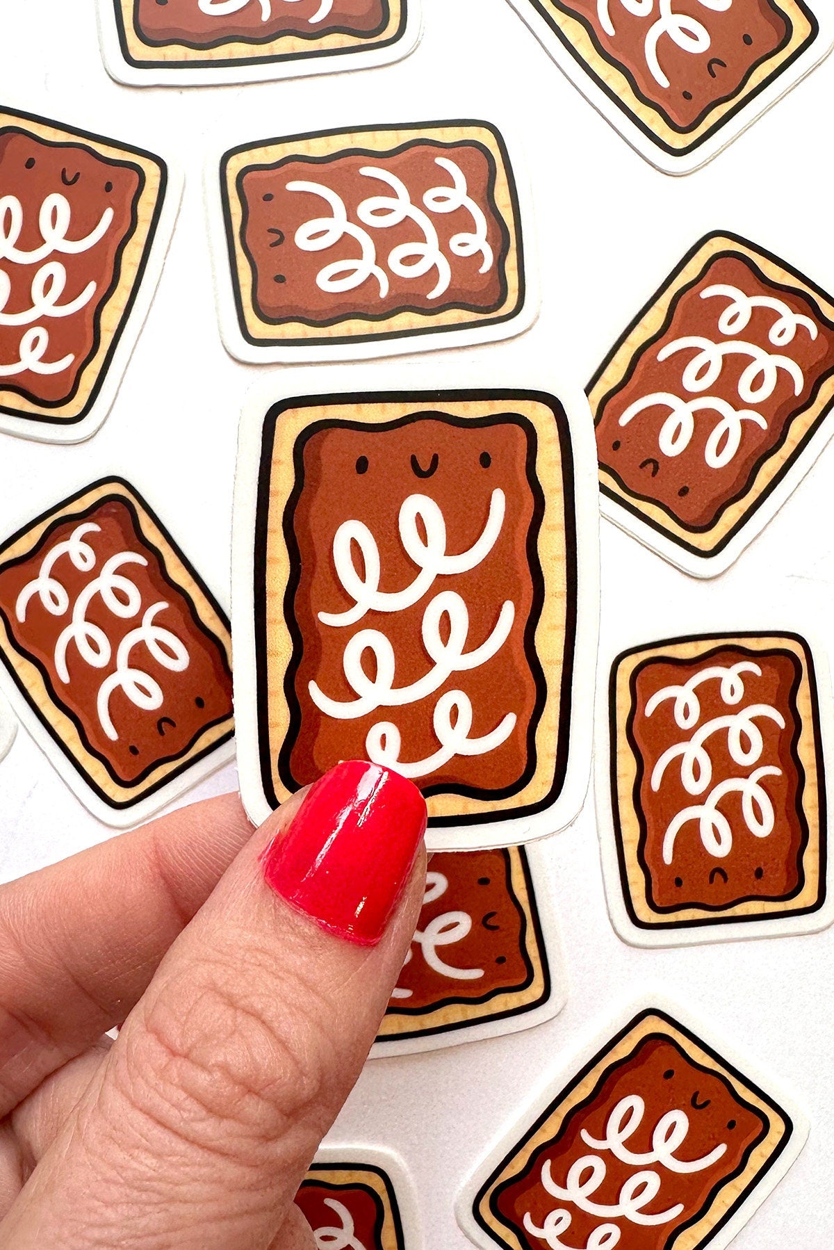 Toaster Pastry Mini Sticker (Cookie Dough)