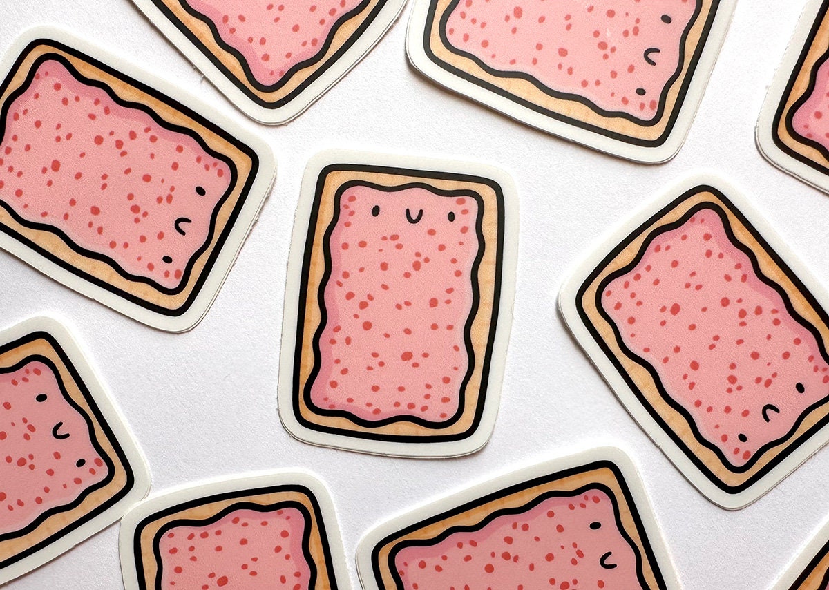 Toaster Pastry Mini Sticker (Cherry)