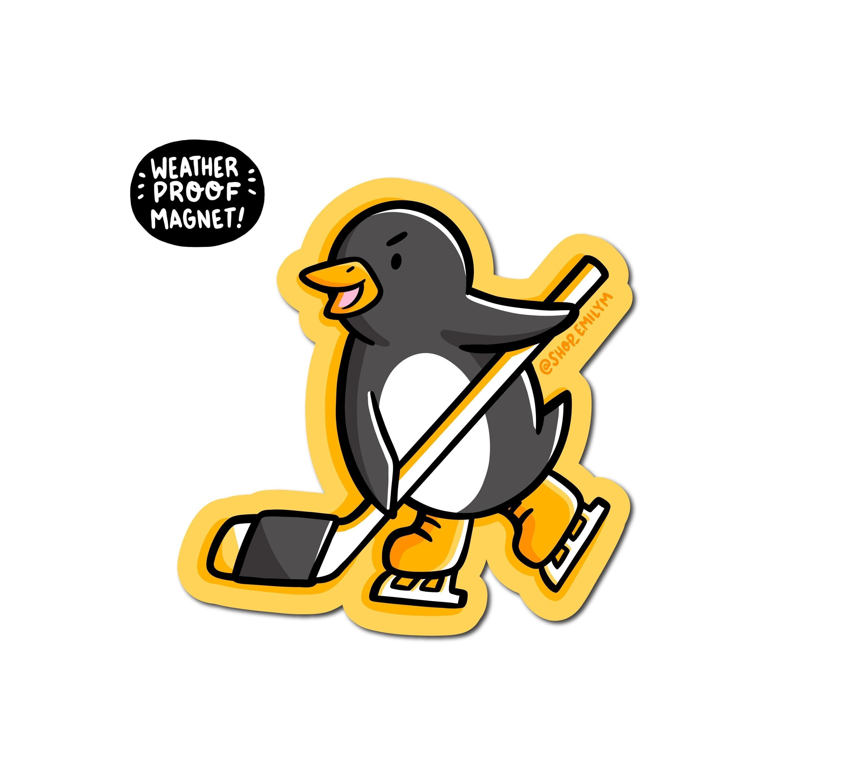 Pittsburgh Hockey Penguin Magnet