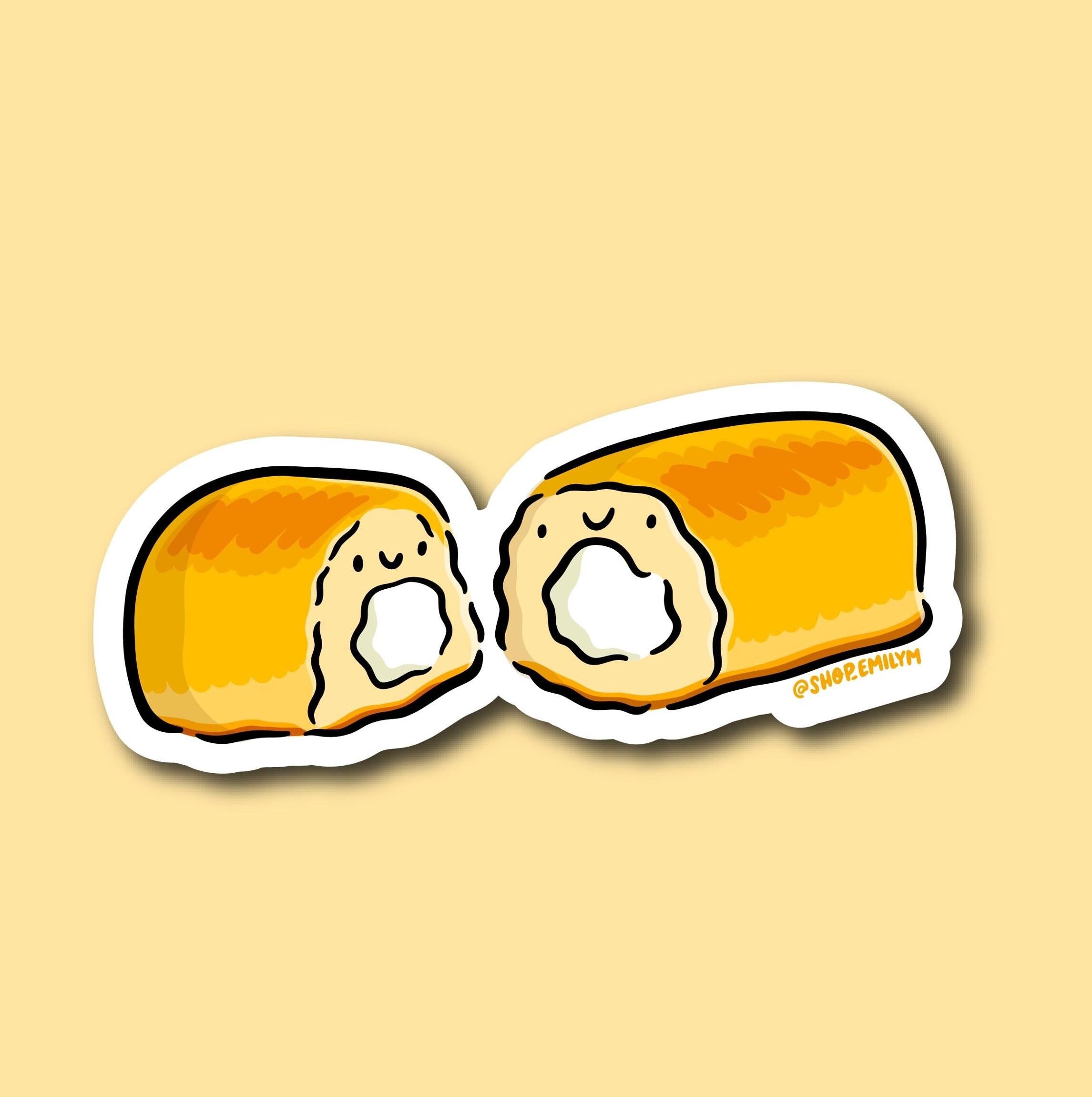 Cream Filled Cake Sticker