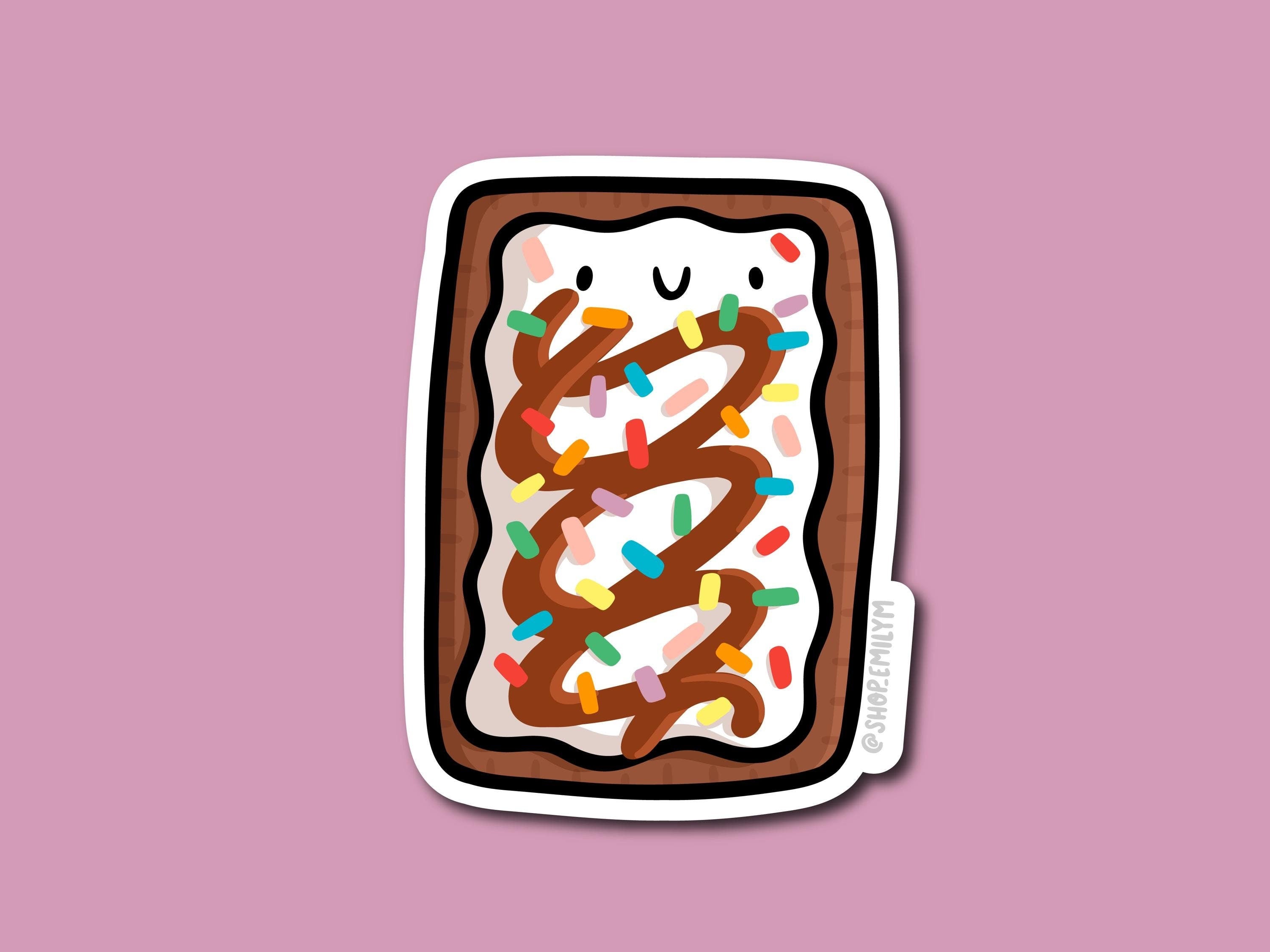 Toaster Pastry Sticker (Hot Fudge Sundae)