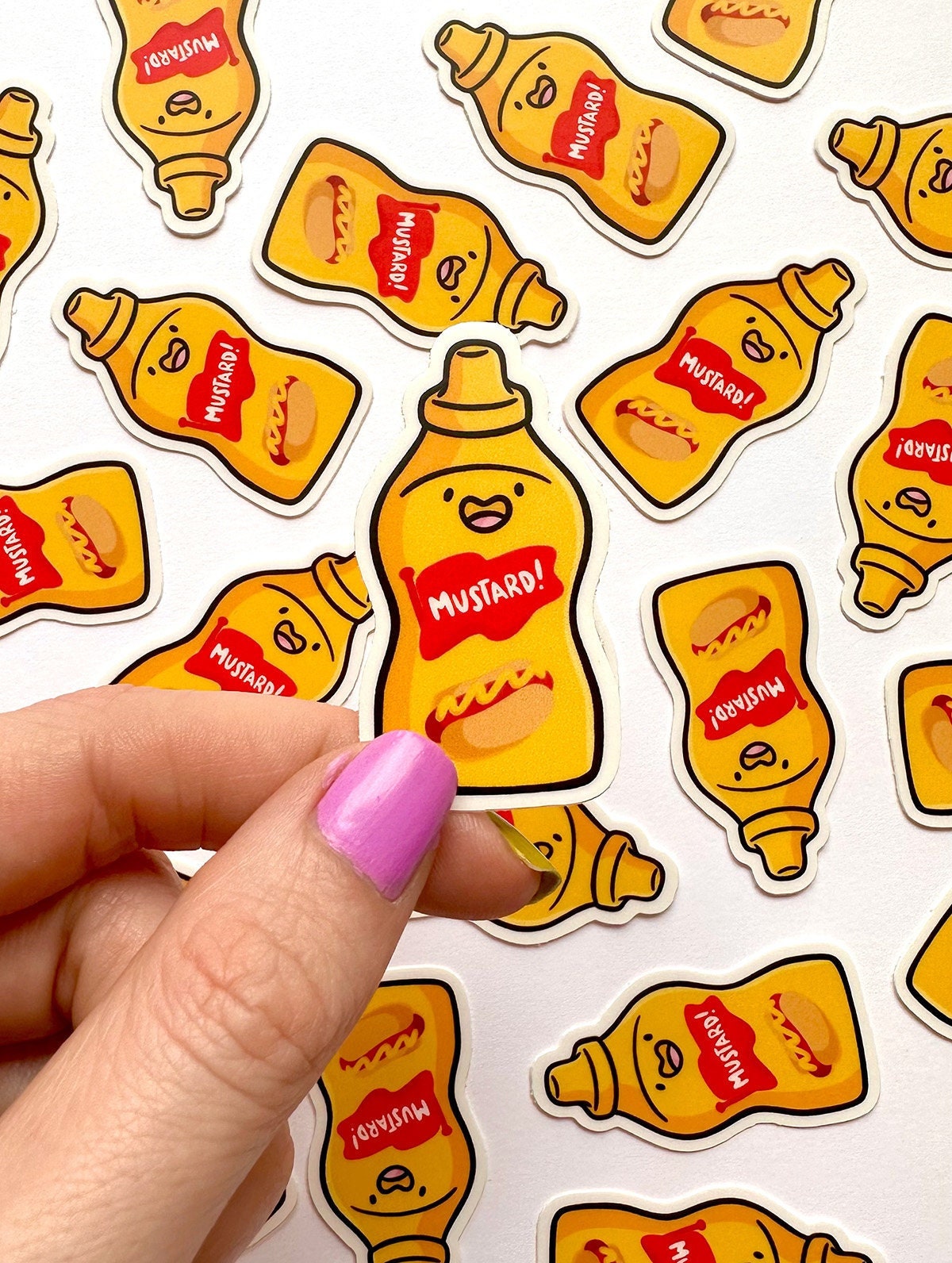 Mustard Mini Sticker