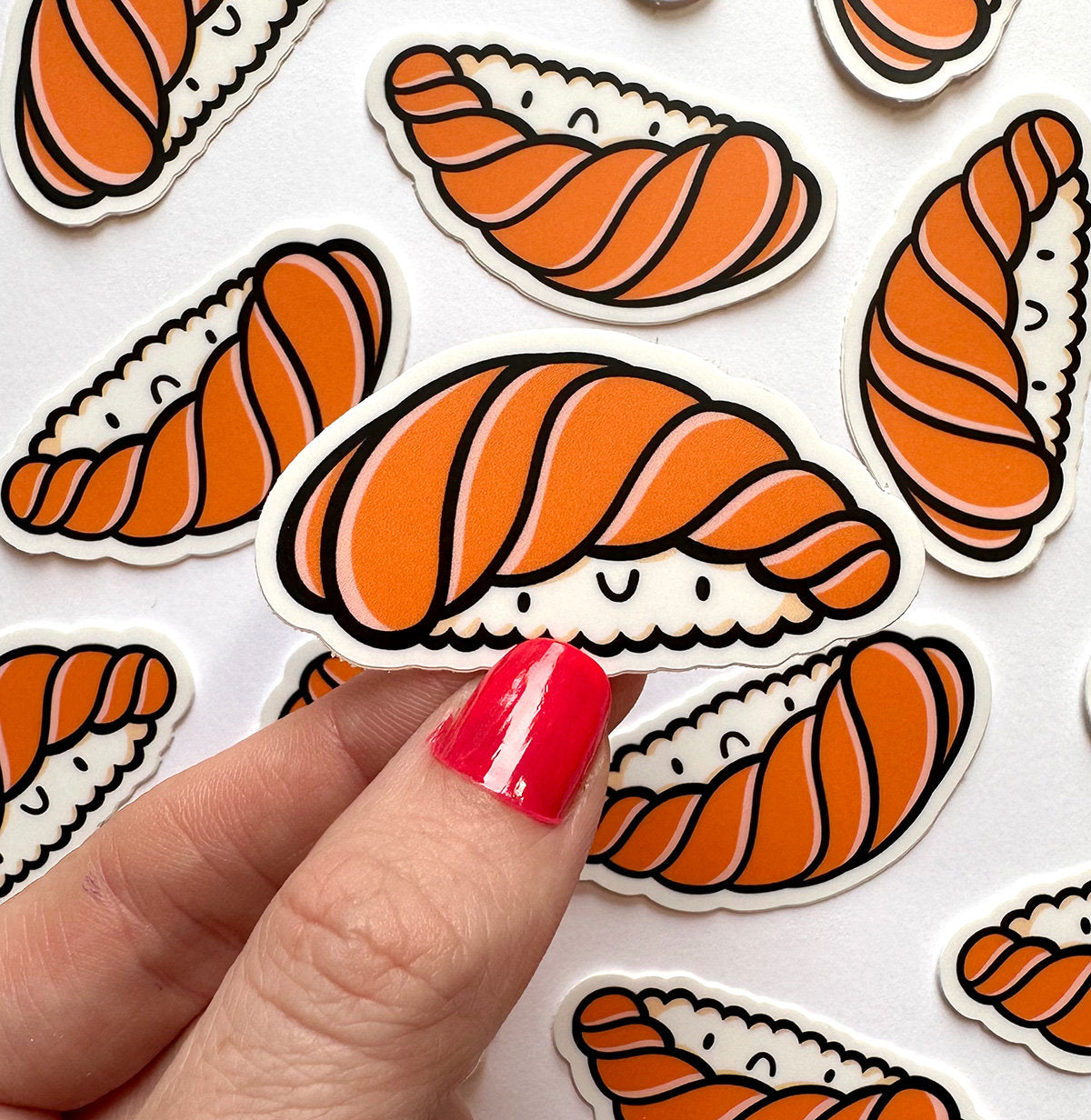 Salmon Sushi Mini Sticker