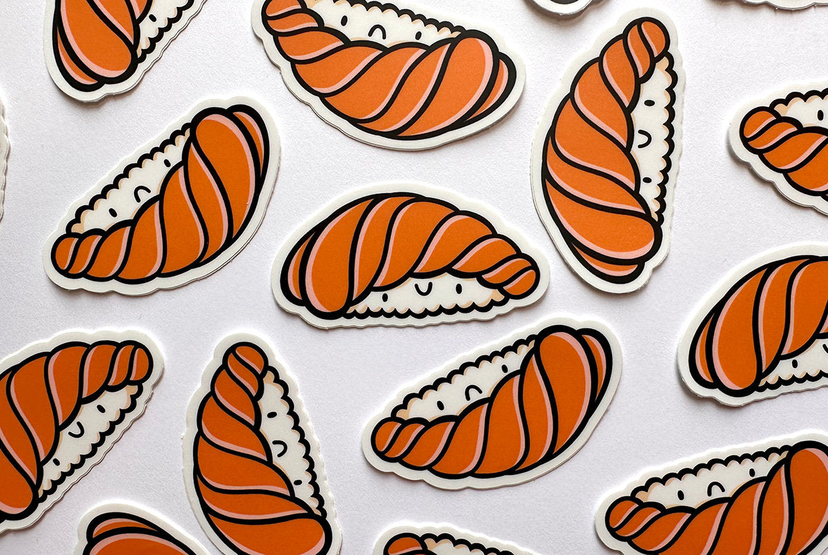 Salmon Sushi Mini Sticker