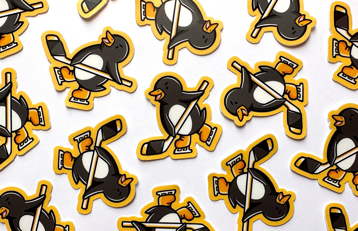 Pittsburgh Hockey Penguin Mini Sticker