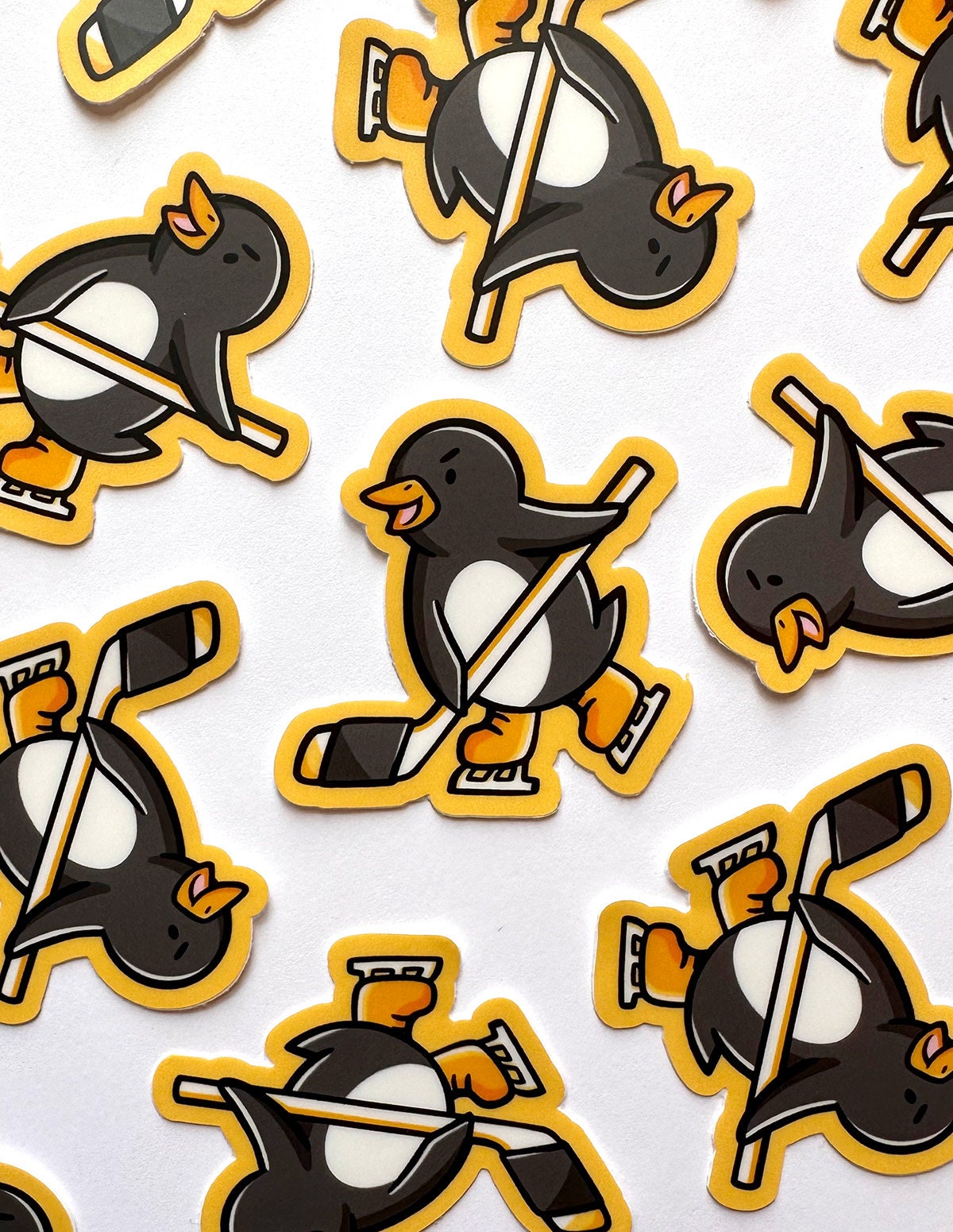 Pittsburgh Hockey Penguin Mini Sticker