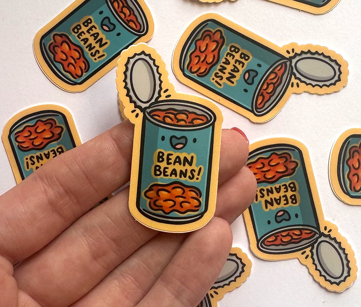 Can of Beans Mini Sticker