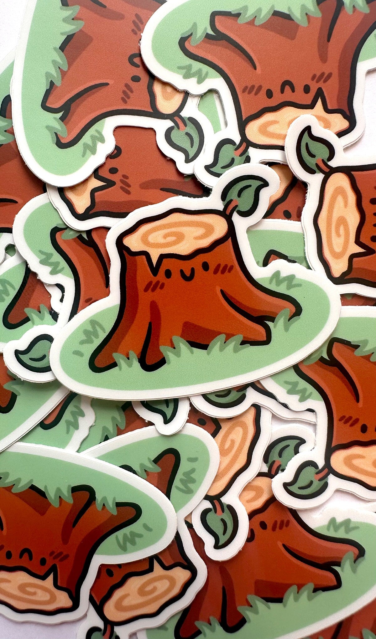 Tree Stump Mini Sticker