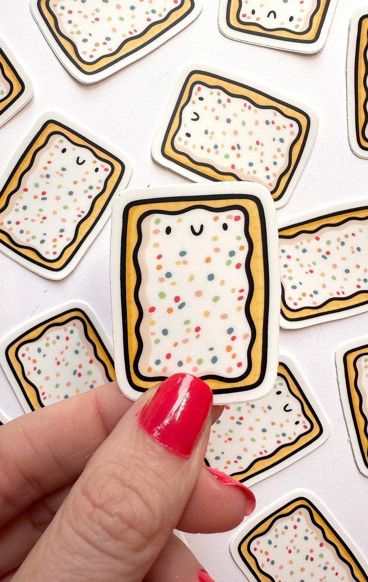 Toaster Pastry Mini Sticker (Blueberry)