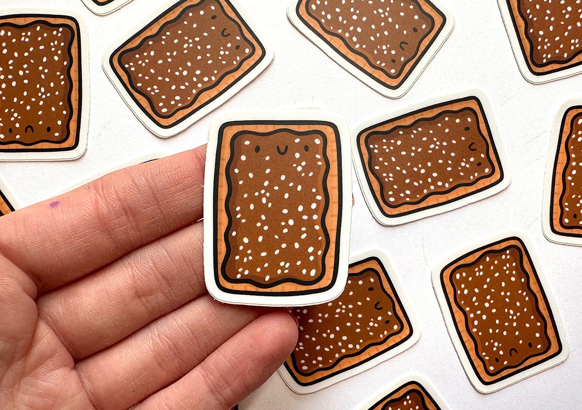 Toaster Pastry Mini Sticker (Fudge)