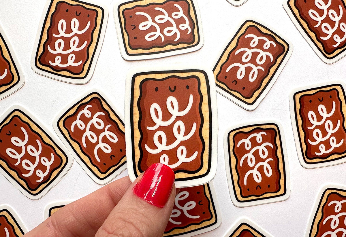 Toaster Pastry Mini Sticker (Cookie Dough)