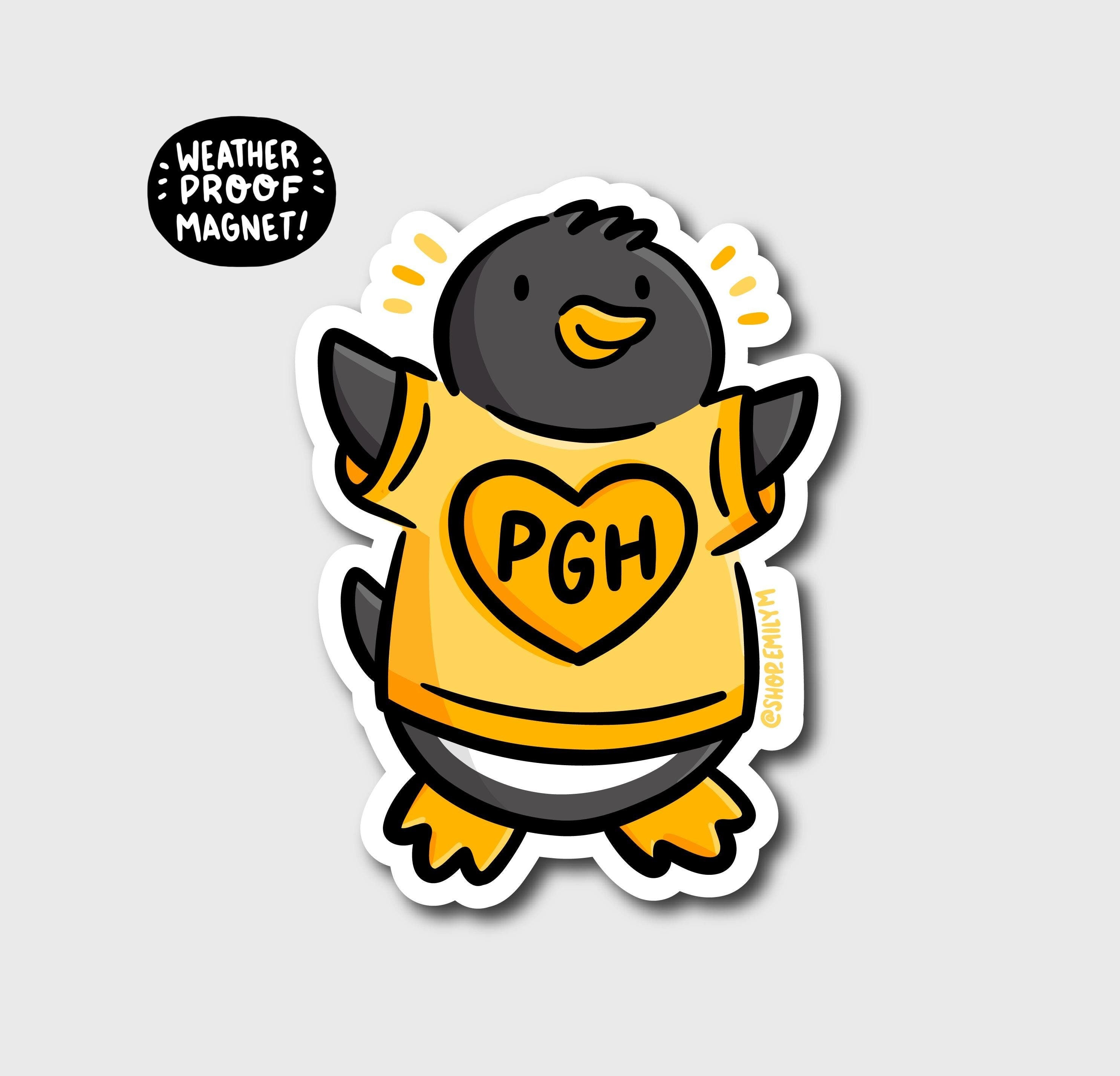 Pittsburgher Penguin Magnet